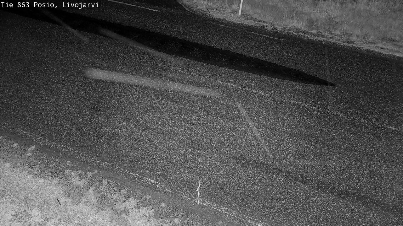 Weather Camera Image Road 863 Livojärvi, Posio, Lappi