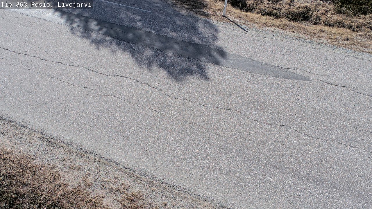 Weather Camera Image Road 863 Livojärvi, Posio, Lappi