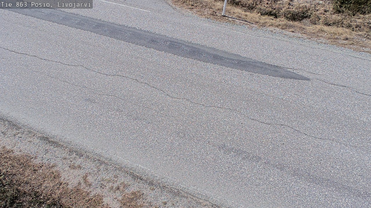 Weather Camera Image Road 863 Livojärvi, Posio, Lappi