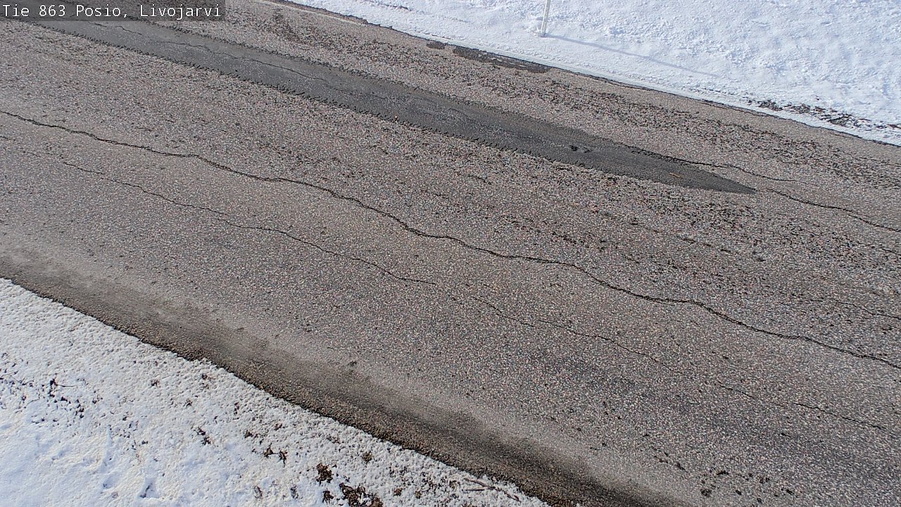 Weather Camera Image Road 863 Livojärvi, Posio, Lappi