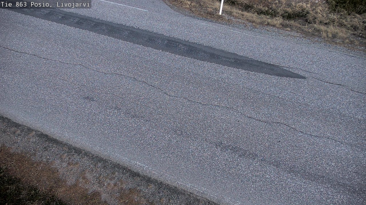 Weather Camera Image Road 863 Livojärvi, Posio, Lappi
