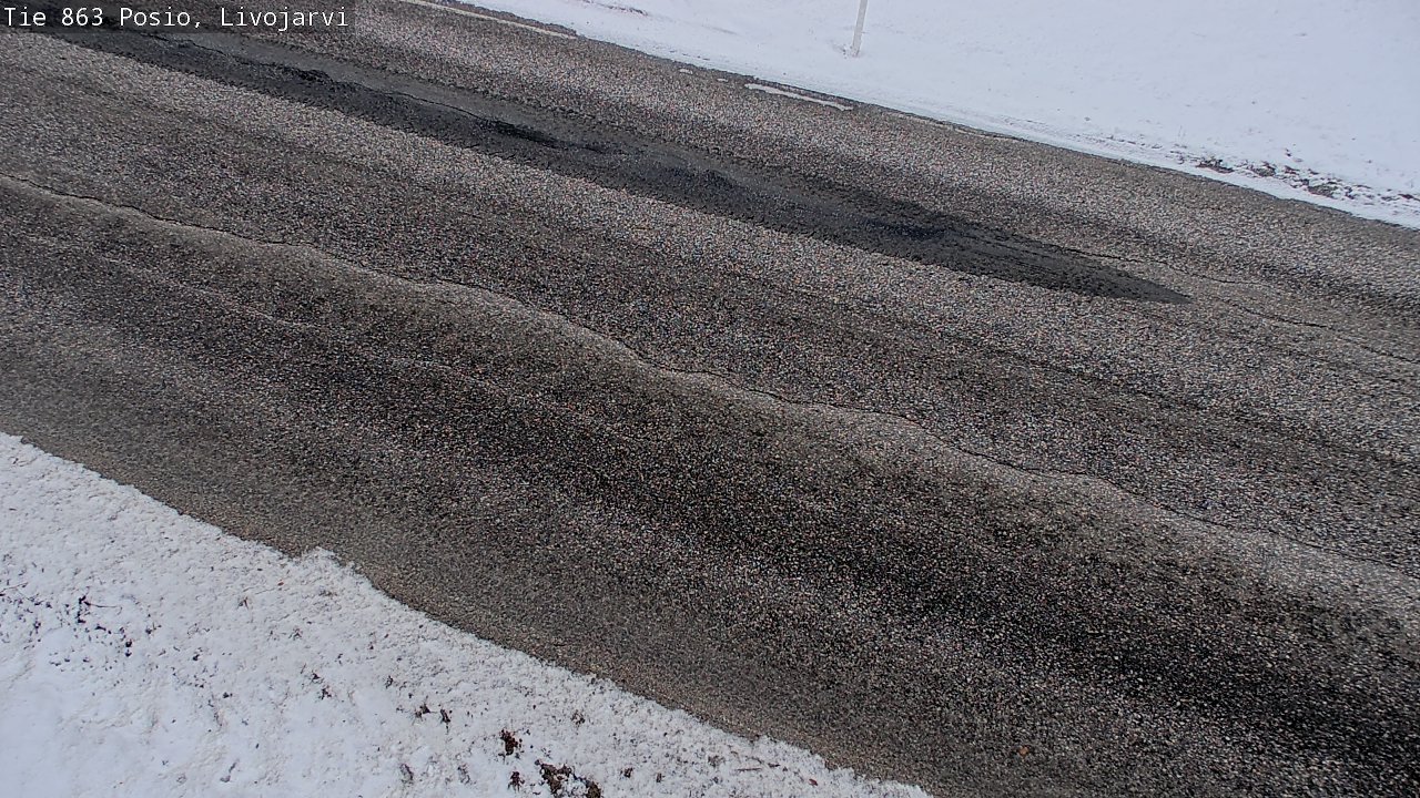Kelikamerat Kuva Tie 863 Livojärvi, Posio, Lappi