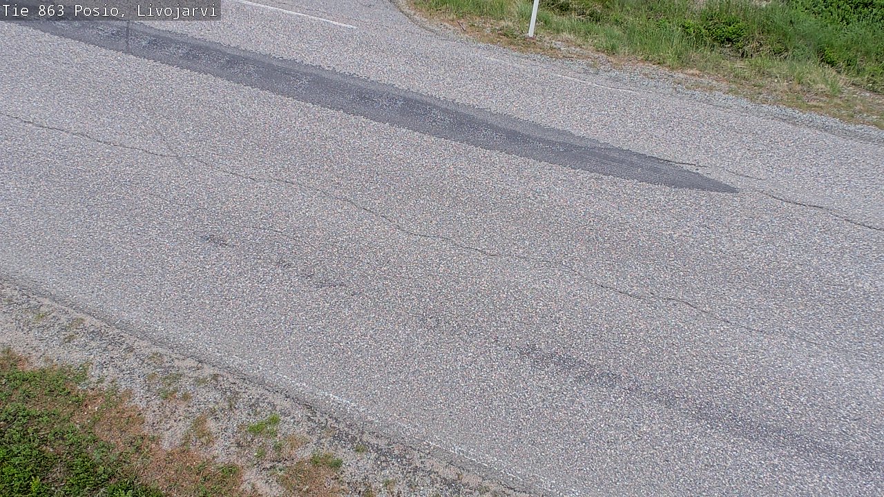 Weather Camera Image Väg 863 Livojärvi, Posio, Lappi