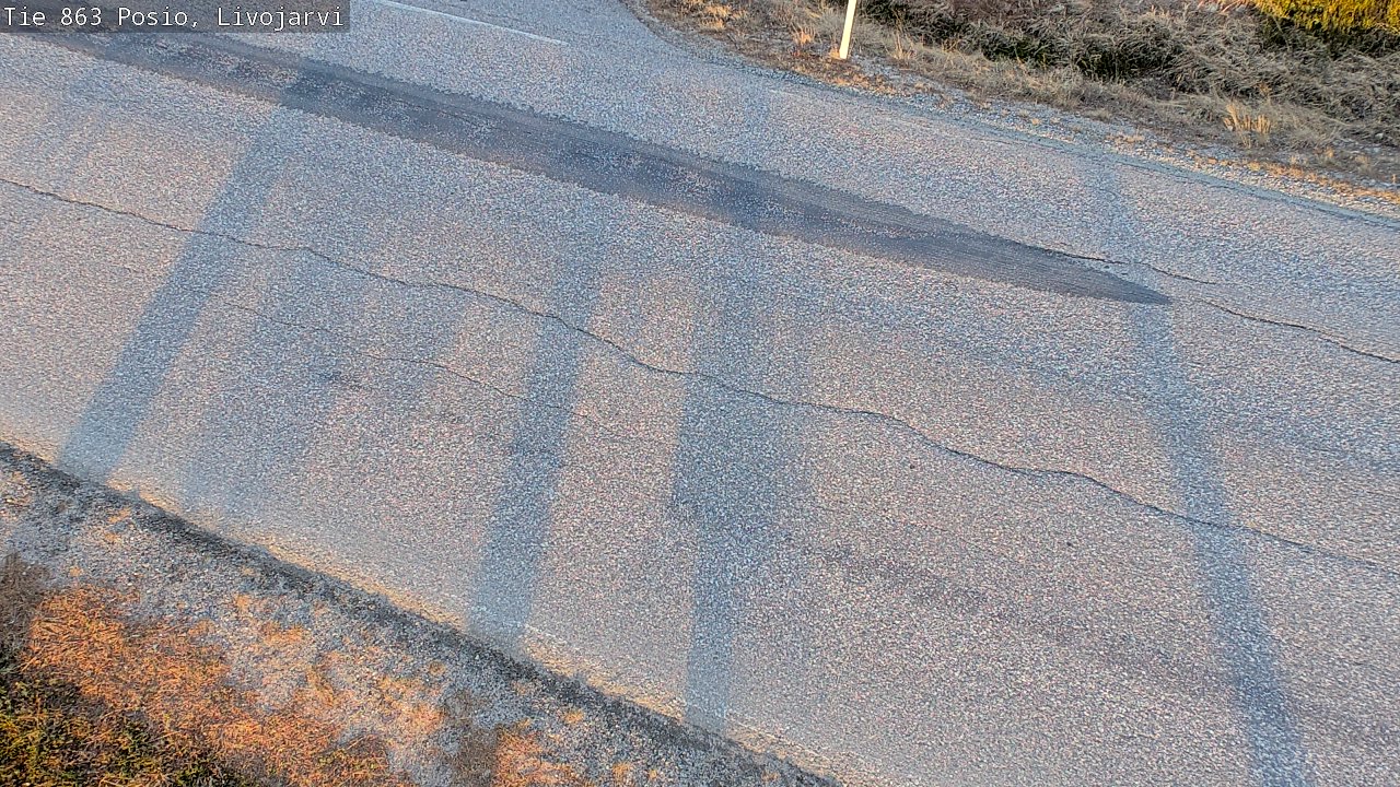 Kelikamerat Kuva Tie 863 Livojärvi, Posio, Lappi