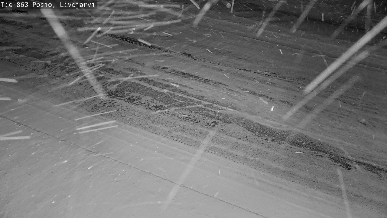 Weather Camera Image Road 863 Livojärvi, Posio, Lappi