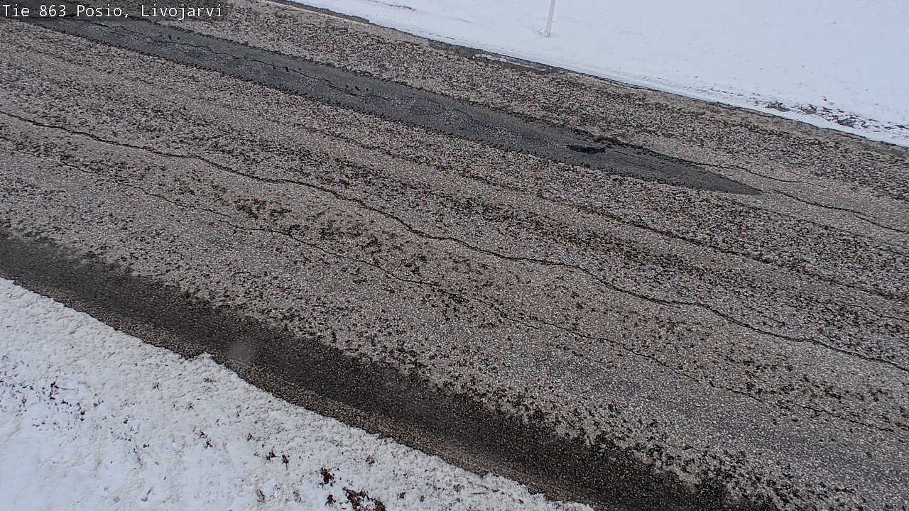 Weather Camera Image Road 863 Livojärvi, Posio, Lappi