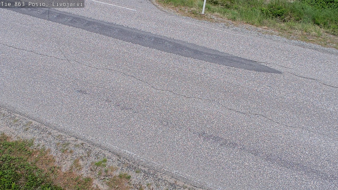 Weather Camera Image Väg 863 Livojärvi, Posio, Lappi