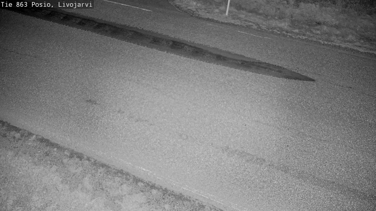 Weather Camera Image Road 863 Livojärvi, Posio, Lappi