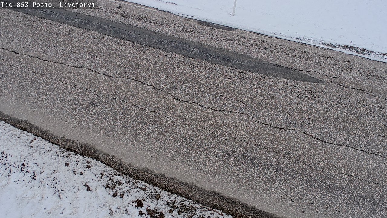 Weather Camera Image Road 863 Livojärvi, Posio, Lappi