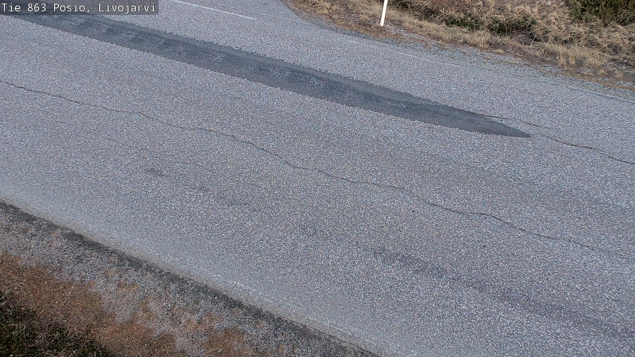 Weather Camera Image Väg 863 Livojärvi, Posio, Lappi