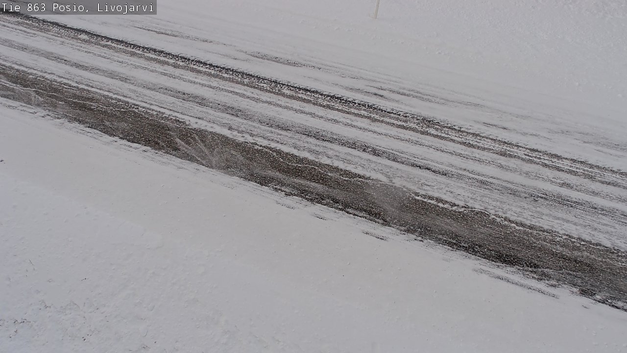 Weather Camera Image Road 863 Livojärvi, Posio, Lappi