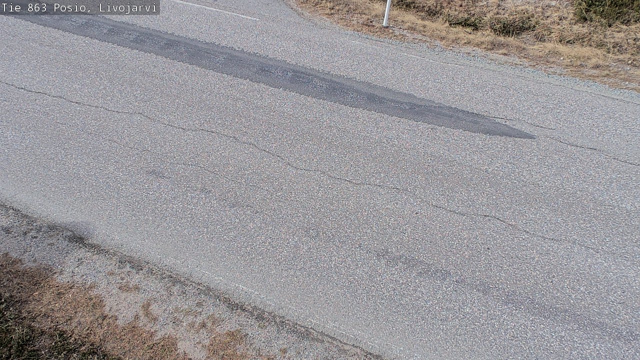Weather Camera Image Road 863 Livojärvi, Posio, Lappi
