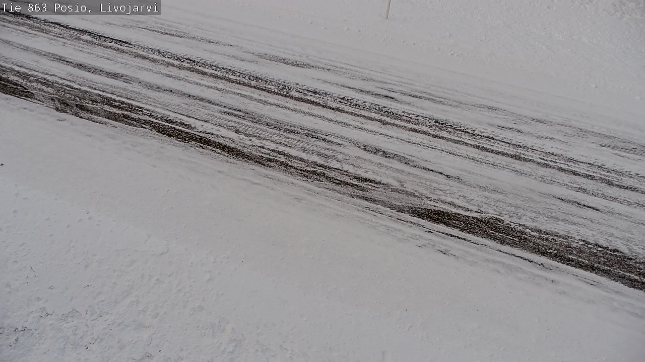 Weather Camera Image Road 863 Livojärvi, Posio, Lappi