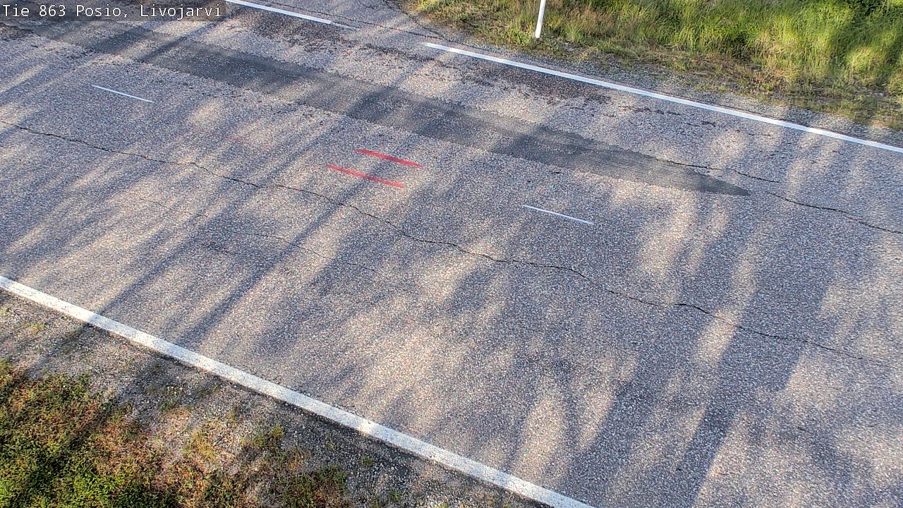 Weather Camera Image Road 863 Livojärvi, Posio, Lappi