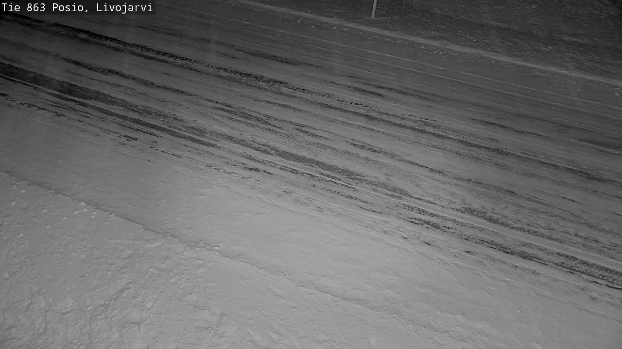 Weather Camera Image Road 863 Livojärvi, Posio, Lappi