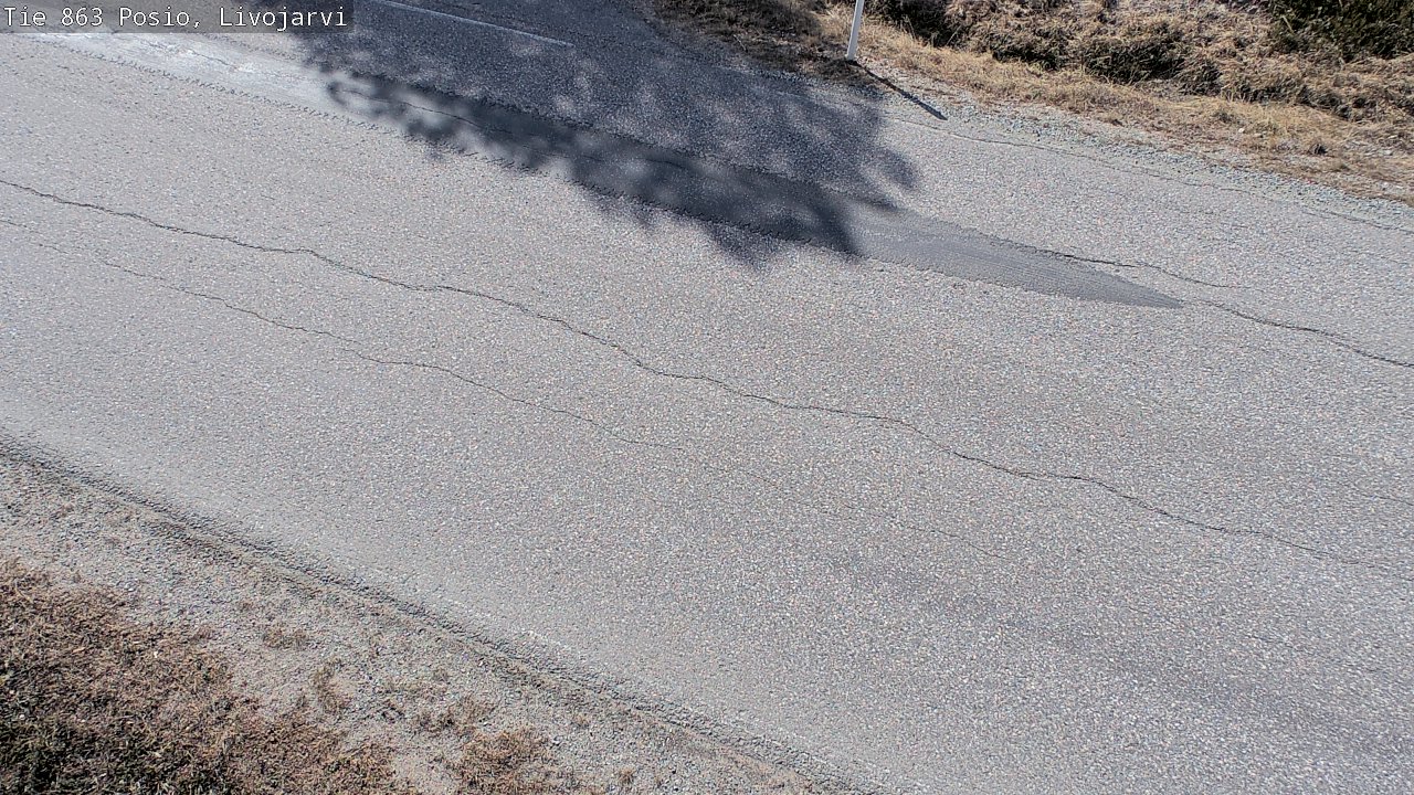 Weather Camera Image Road 863 Livojärvi, Posio, Lappi