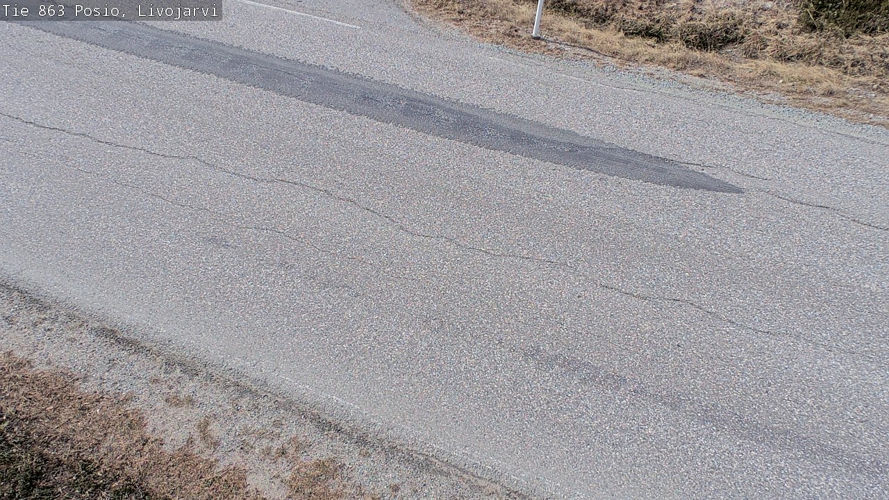 Weather Camera Image Road 863 Livojärvi, Posio, Lappi
