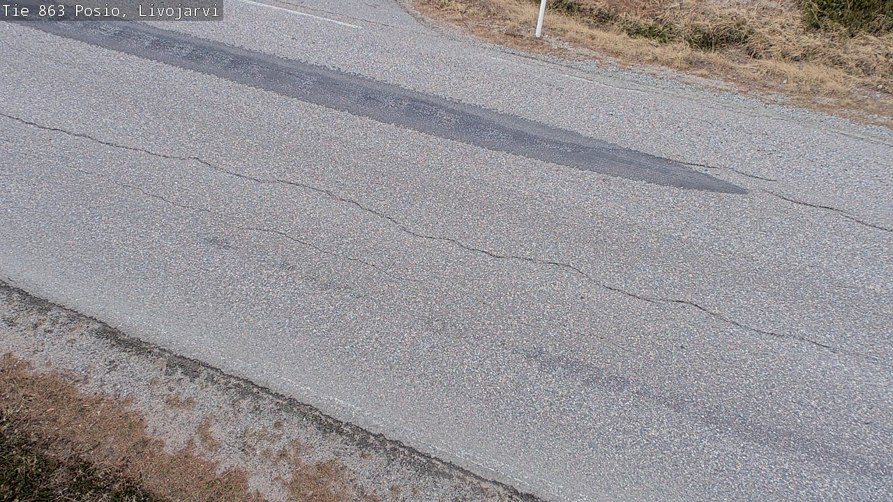 Weather Camera Image Road 863 Livojärvi, Posio, Lappi