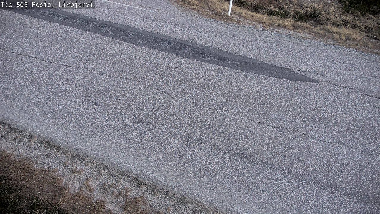Weather Camera Image Road 863 Livojärvi, Posio, Lappi
