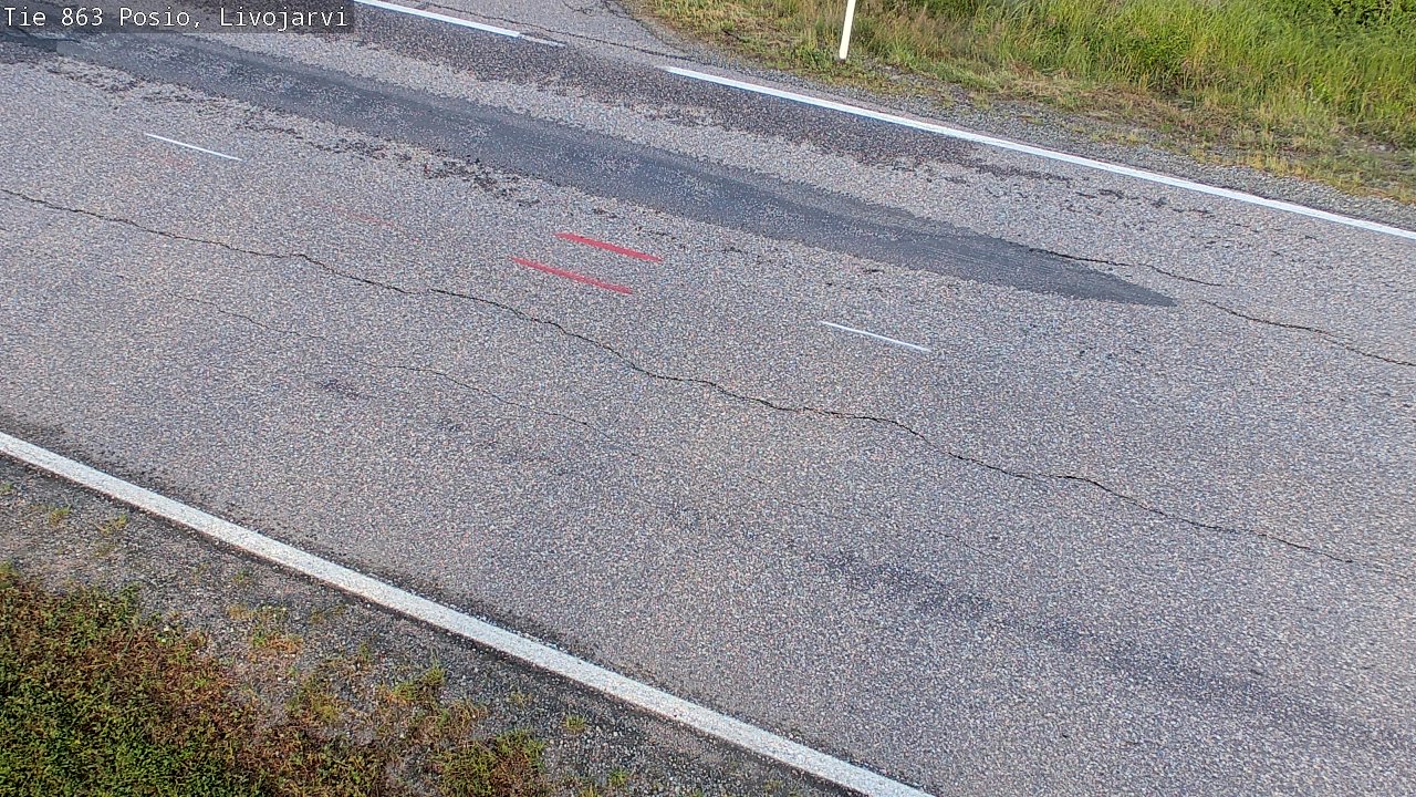 Weather Camera Image Road 863 Livojärvi, Posio, Lappi