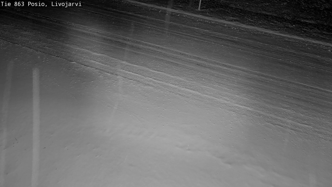 Weather Camera Image Road 863 Livojärvi, Posio, Lappi