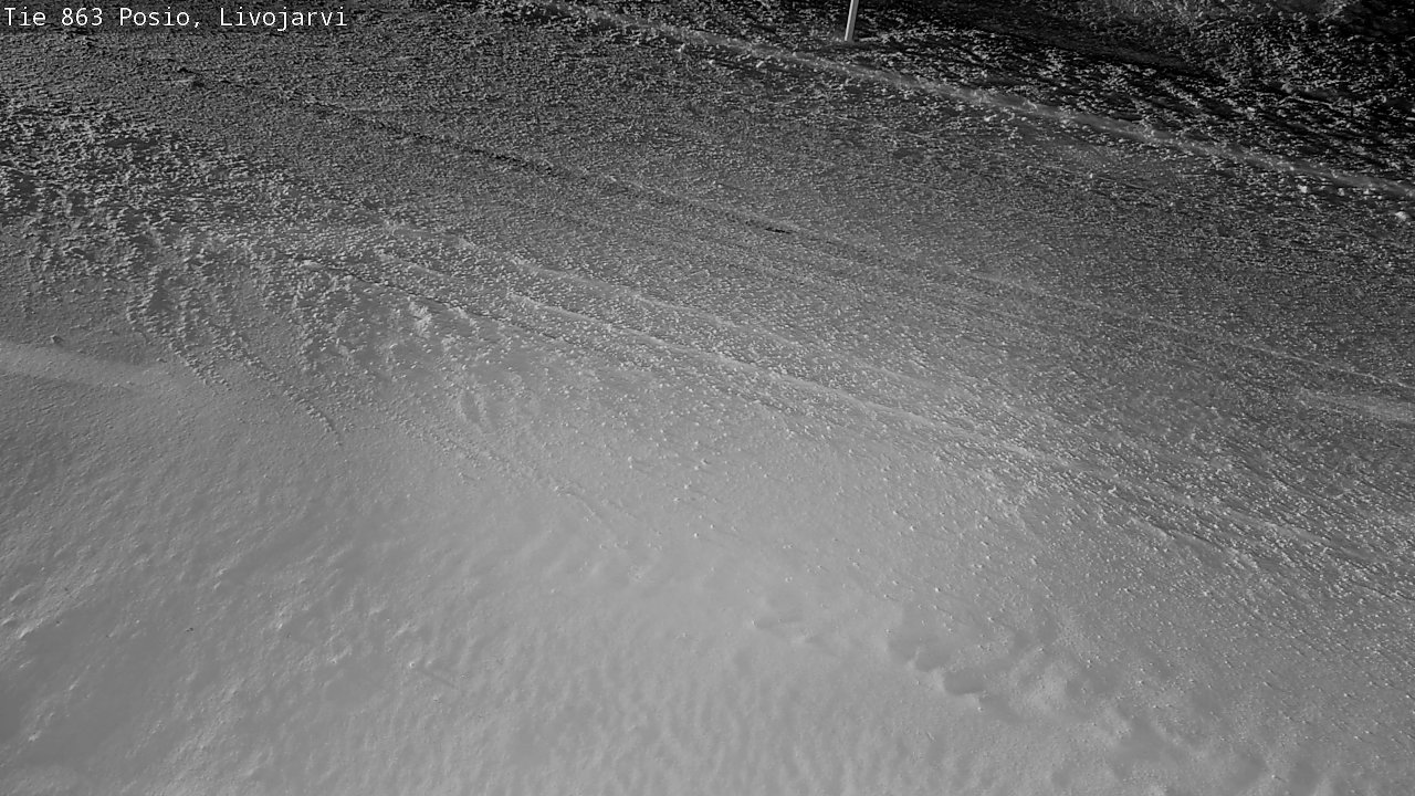 Weather Camera Image Road 863 Livojärvi, Posio, Lappi