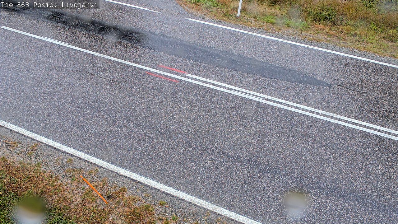 Weather Camera Image Väg 863 Livojärvi, Posio, Lappi
