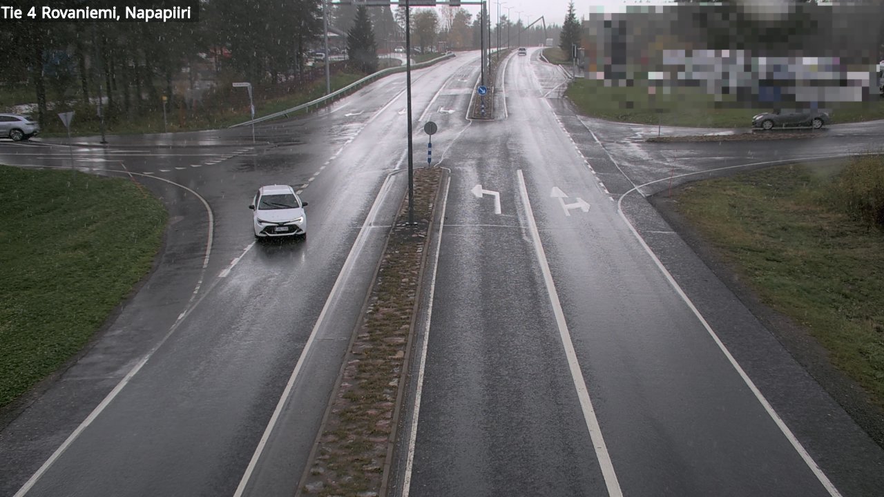 Weather Camera Image Road 4 Rovaniemi, Arctic circl, Rovaniemi, Lappi