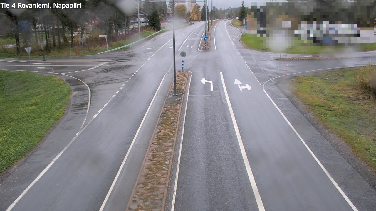 Weather Camera Image Road 4 Rovaniemi, Arctic circl, Rovaniemi, Lappi