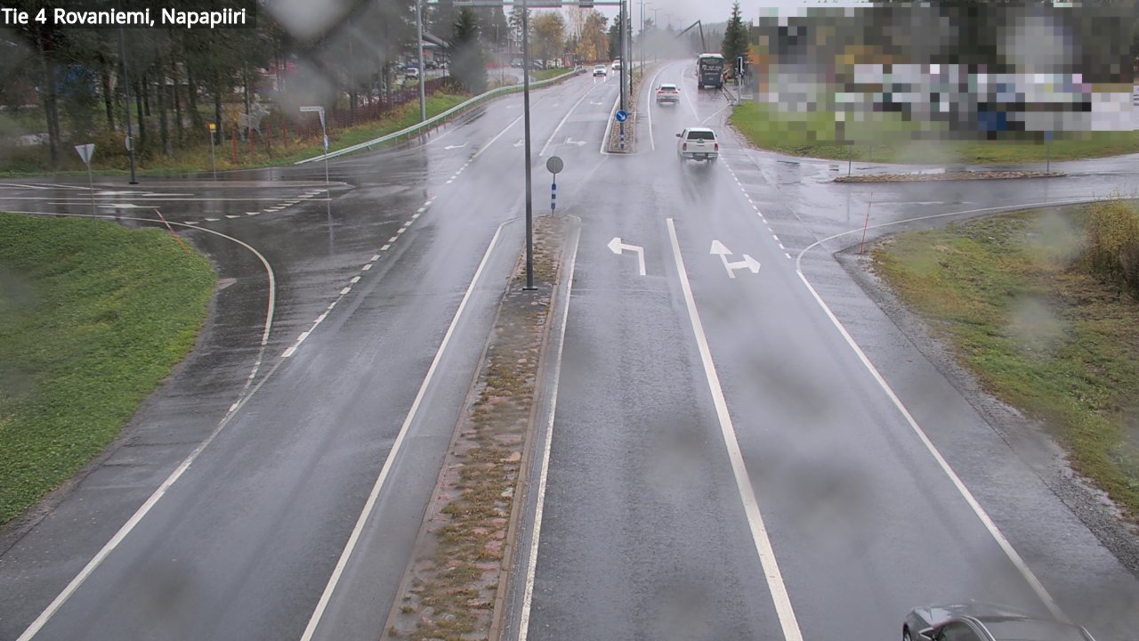 Weather Camera Image Road 4 Rovaniemi, Arctic circl, Rovaniemi, Lappi