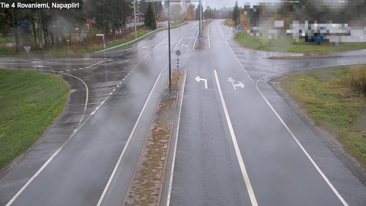 Weather Camera Image Road 4 Rovaniemi, Arctic circl, Rovaniemi, Lappi