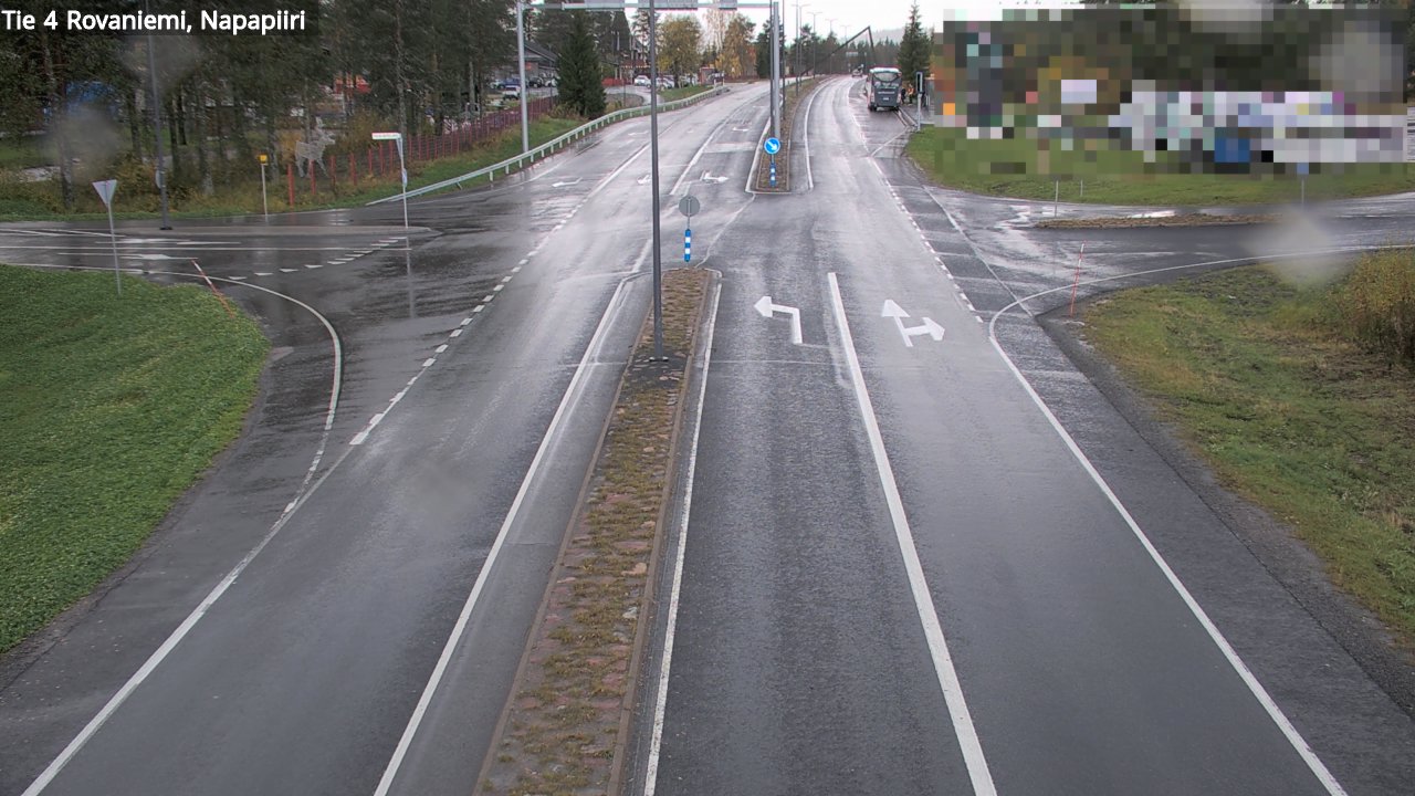 Weather Camera Image Road 4 Rovaniemi, Arctic circl, Rovaniemi, Lappi