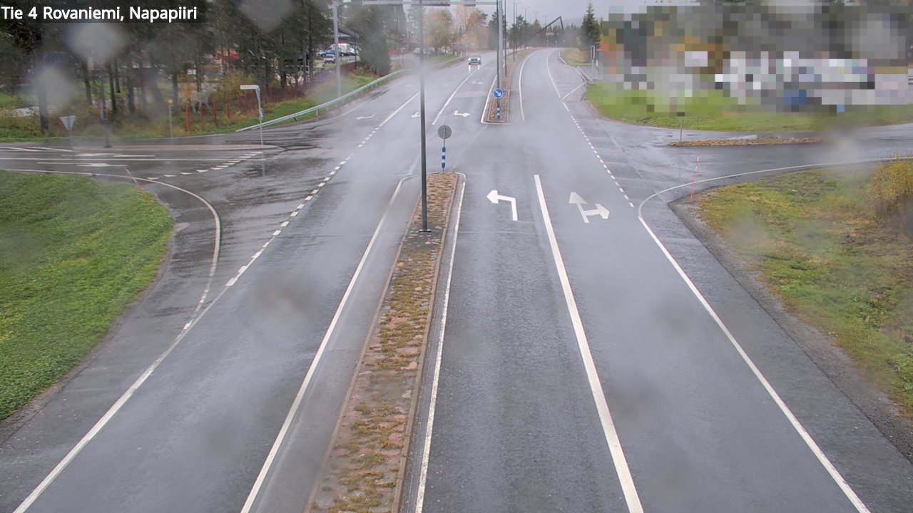 Weather Camera Image Road 4 Rovaniemi, Arctic circl, Rovaniemi, Lappi
