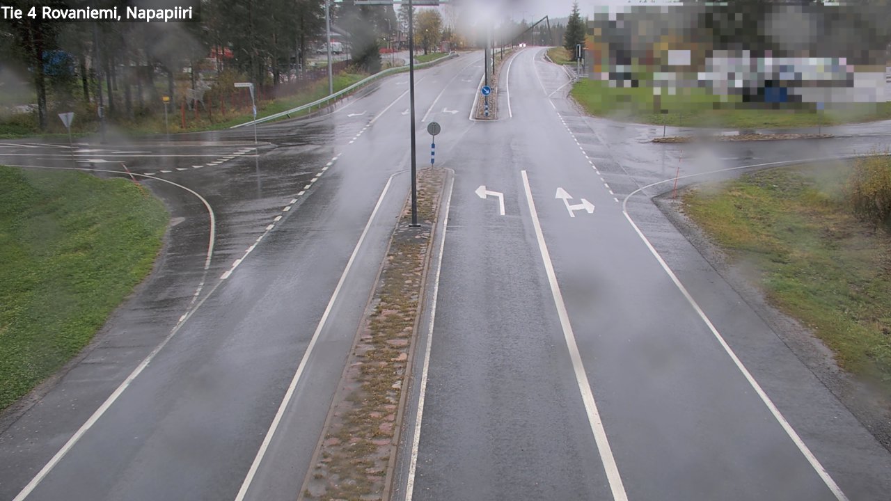 Weather Camera Image Road 4 Rovaniemi, Arctic circl, Rovaniemi, Lappi
