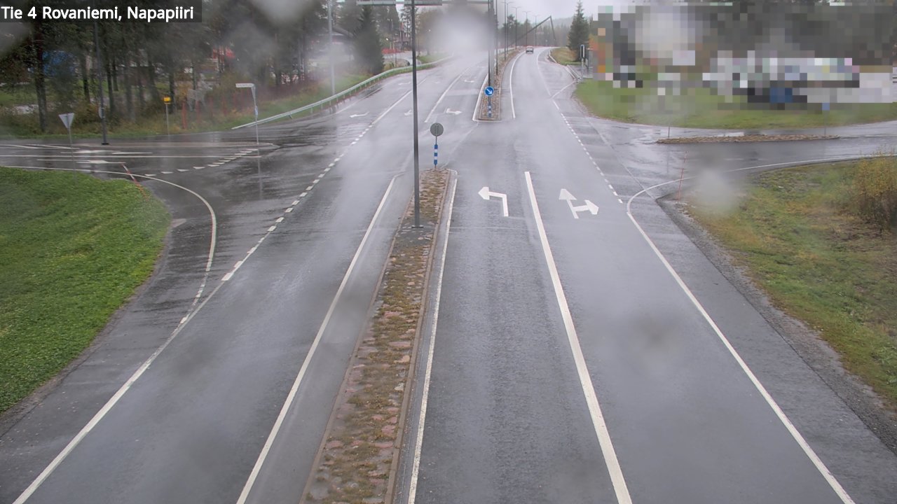 Weather Camera Image Road 4 Rovaniemi, Arctic circl, Rovaniemi, Lappi