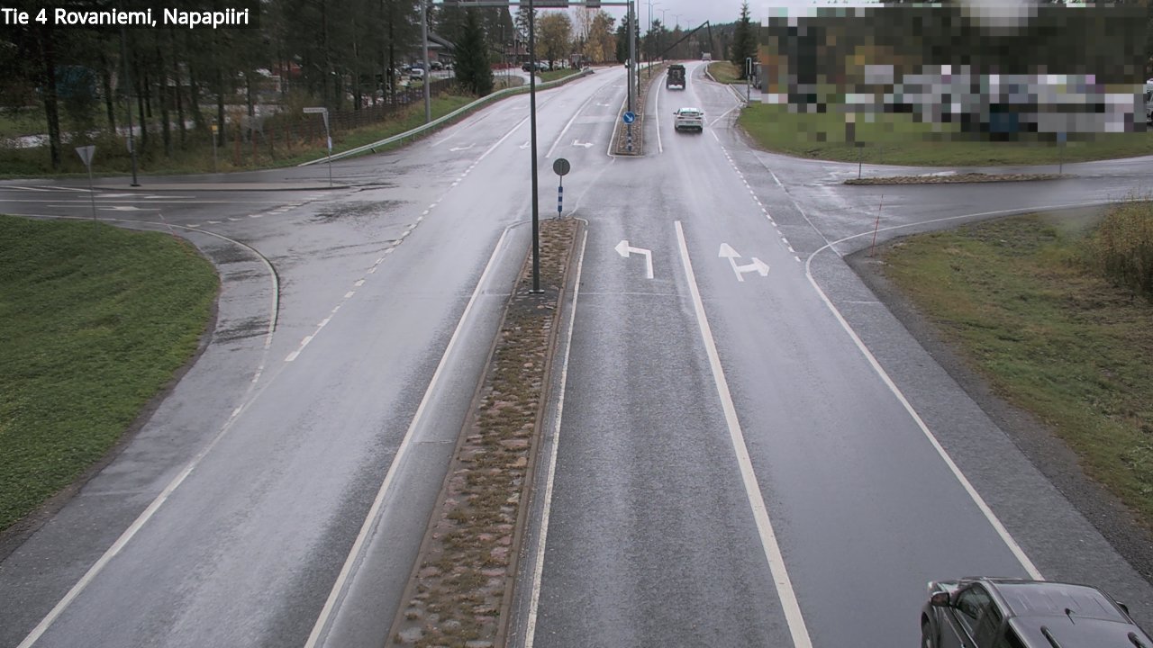 Weather Camera Image Road 4 Rovaniemi, Arctic circl, Rovaniemi, Lappi