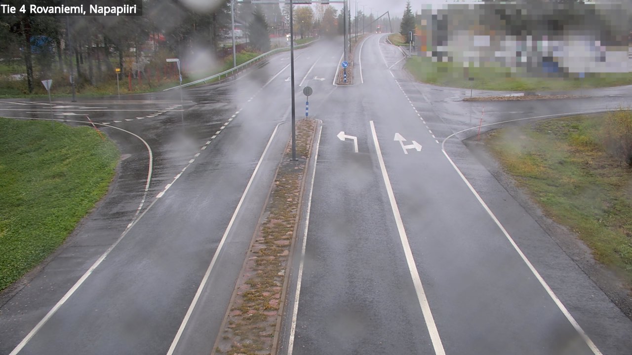 Weather Camera Image Road 4 Rovaniemi, Arctic circl, Rovaniemi, Lappi