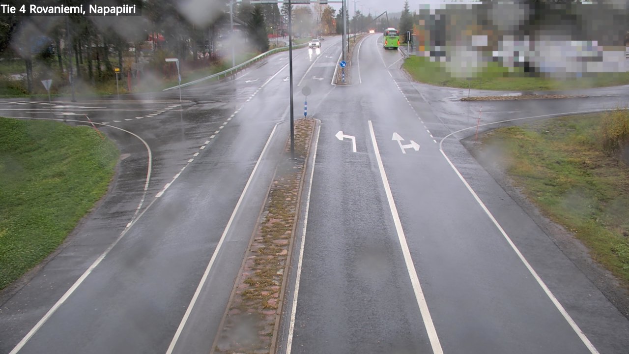Weather Camera Image Road 4 Rovaniemi, Arctic circl, Rovaniemi, Lappi