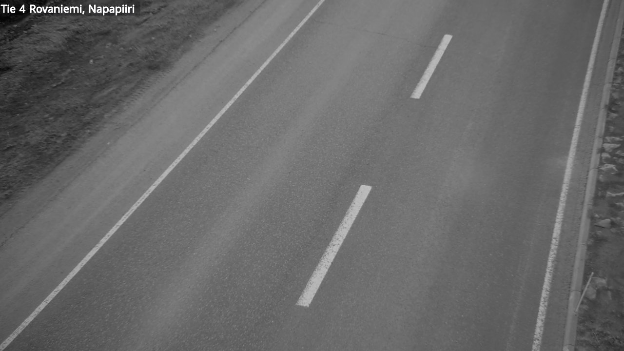Weather Camera Image Road 4 Rovaniemi, Arctic circl, Rovaniemi, Lappi