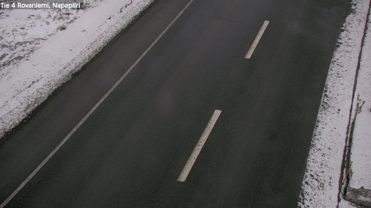 Weather Camera Image Road 4 Rovaniemi, Arctic circl, Rovaniemi, Lappi