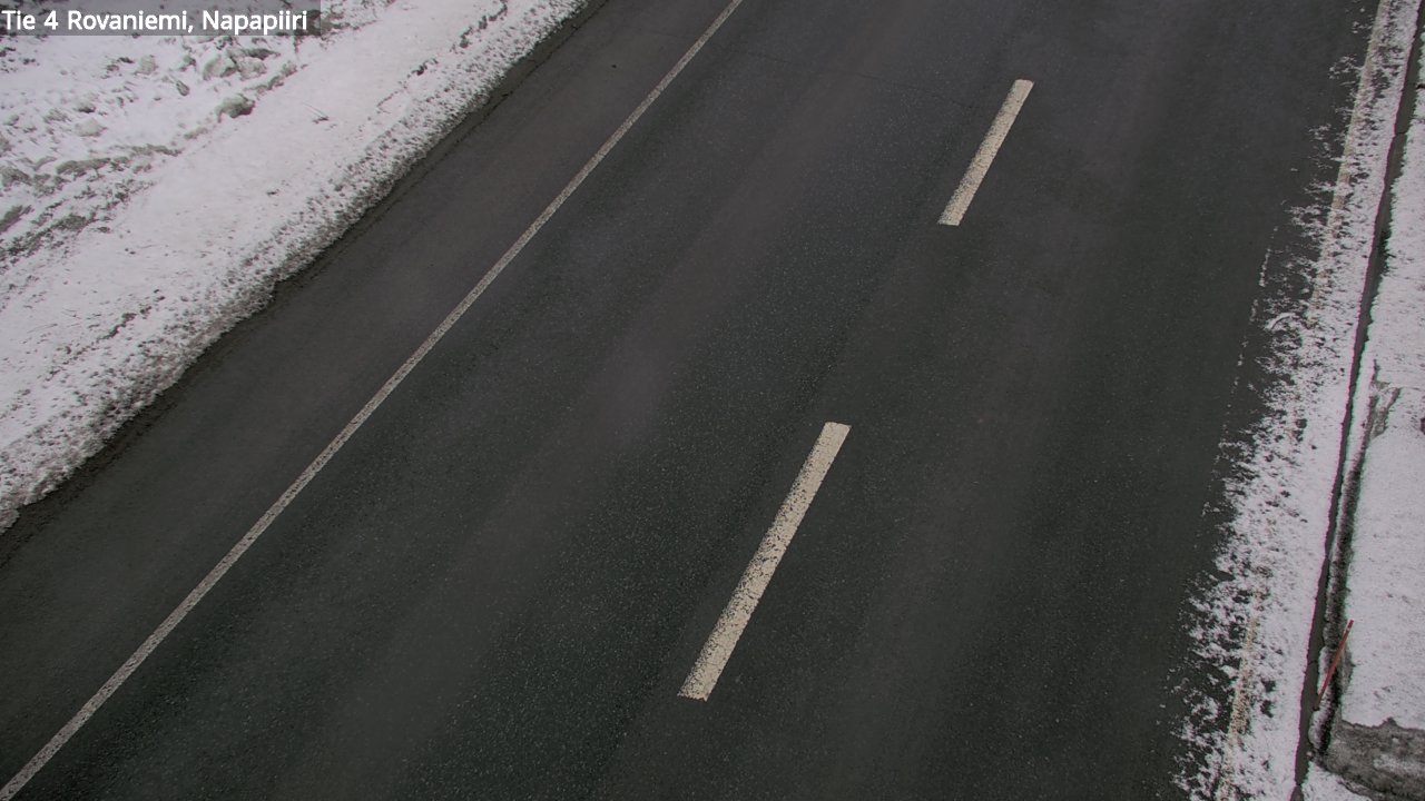 Weather Camera Image Road 4 Rovaniemi, Arctic circl, Rovaniemi, Lappi