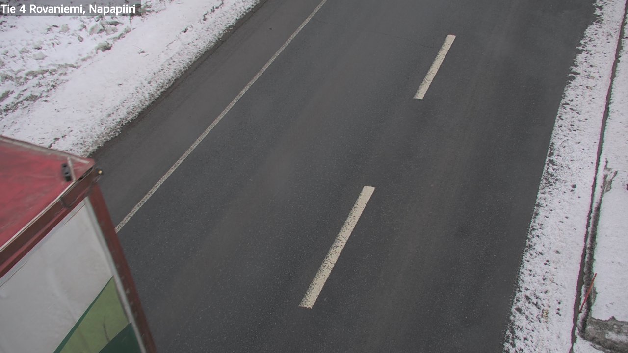 Weather Camera Image Road 4 Rovaniemi, Arctic circl, Rovaniemi, Lappi