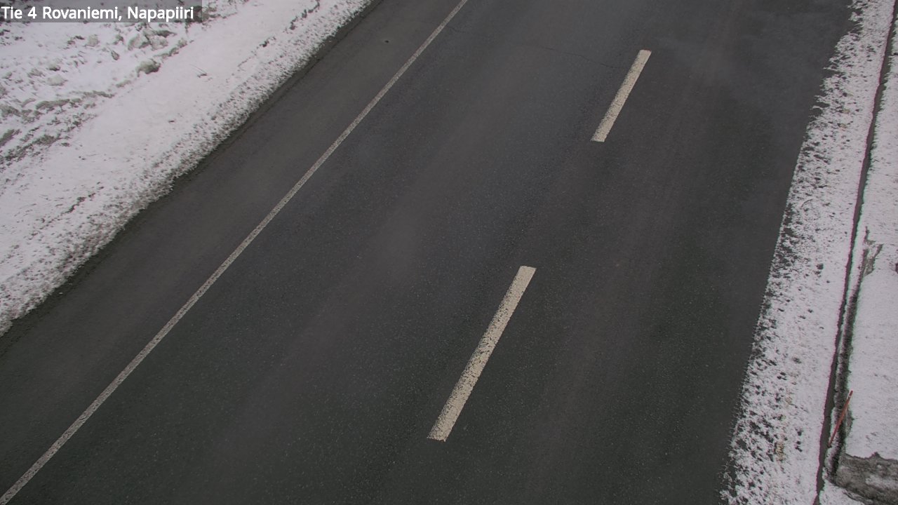 Weather Camera Image Road 4 Rovaniemi, Arctic circl, Rovaniemi, Lappi