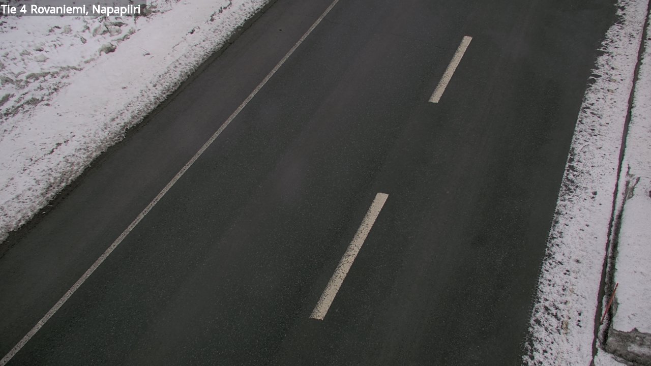 Weather Camera Image Road 4 Rovaniemi, Arctic circl, Rovaniemi, Lappi