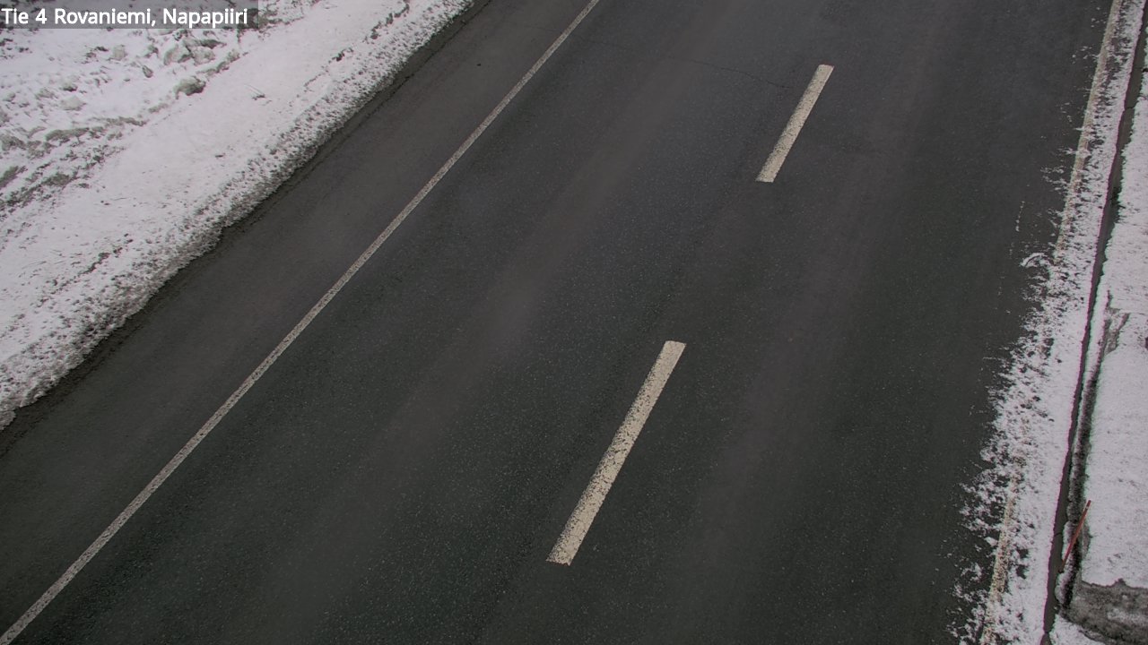 Weather Camera Image Road 4 Rovaniemi, Arctic circl, Rovaniemi, Lappi