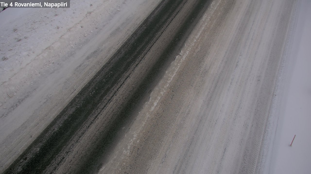 Weather Camera Image Väg 4 Rovaniemi, Polar cirke, Rovaniemi, Lappi
