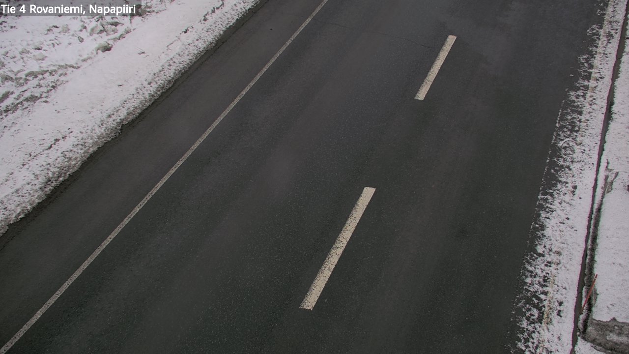 Weather Camera Image Road 4 Rovaniemi, Arctic circl, Rovaniemi, Lappi