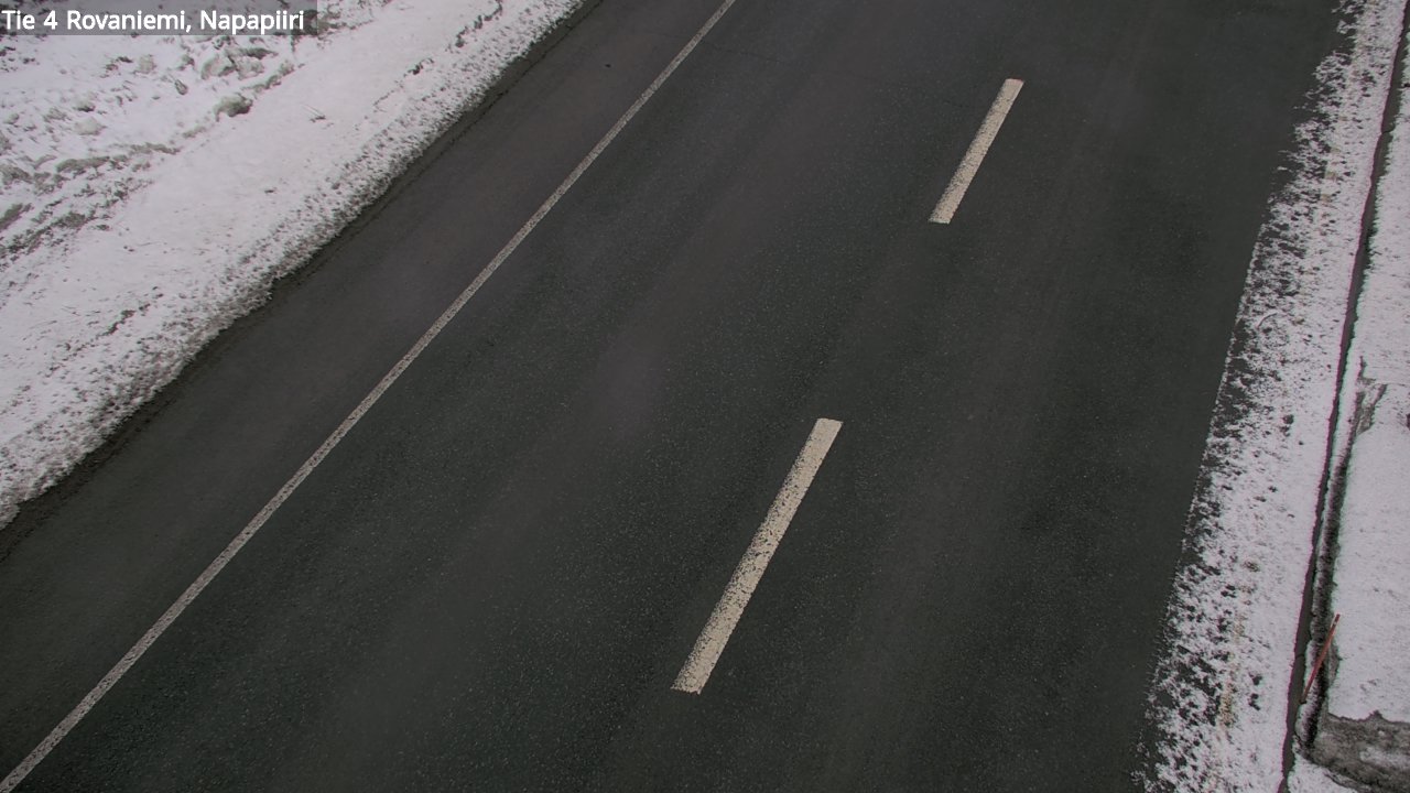 Weather Camera Image Road 4 Rovaniemi, Arctic circl, Rovaniemi, Lappi