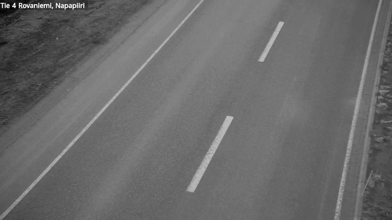 Weather Camera Image Road 4 Rovaniemi, Arctic circl, Rovaniemi, Lappi