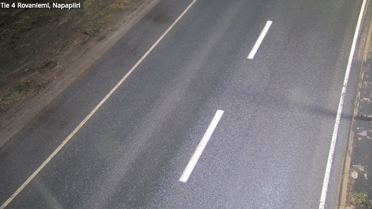 Weather Camera Image Road 4 Rovaniemi, Arctic circl, Rovaniemi, Lappi
